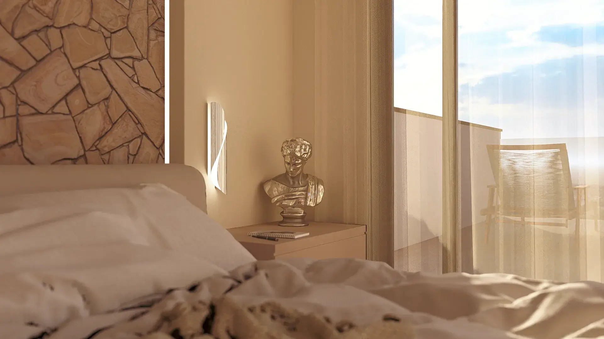 Room 2 Roman room design by Khalil Grouz